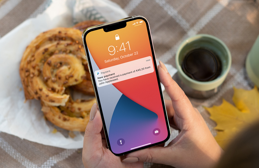 Make an international money transfer in seconds with Paysera