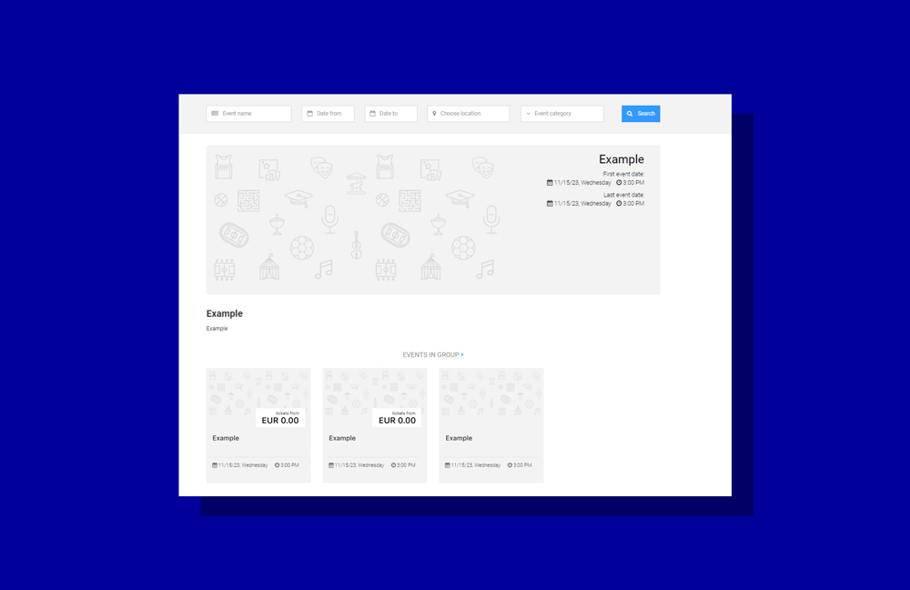 How to create Paysera Tickets event groups?